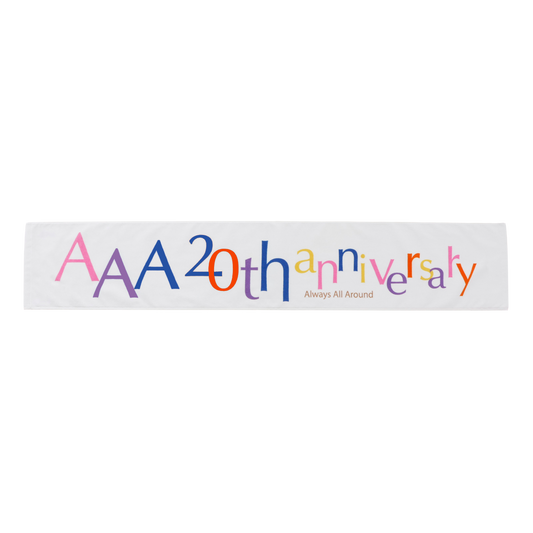 AAA20thロゴマフラータオル