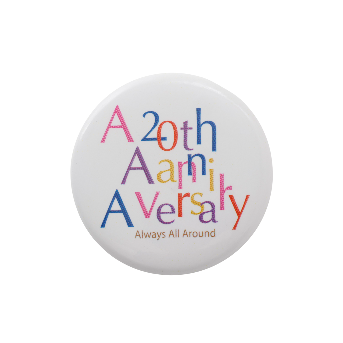 AAA20th缶バッチセット