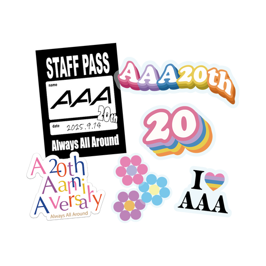 AAA20thステッカーセット