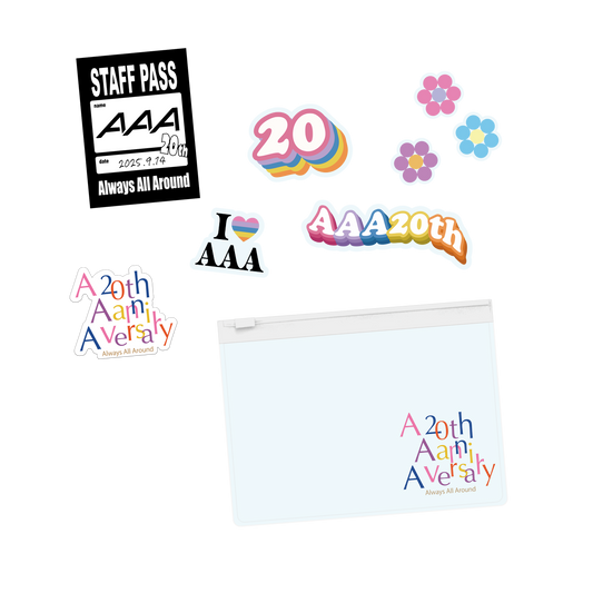 AAA20thステッカーセット