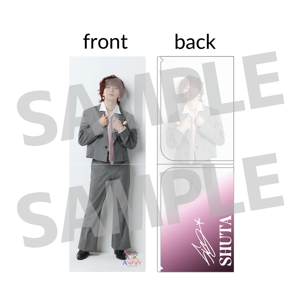 全身クリアファイル